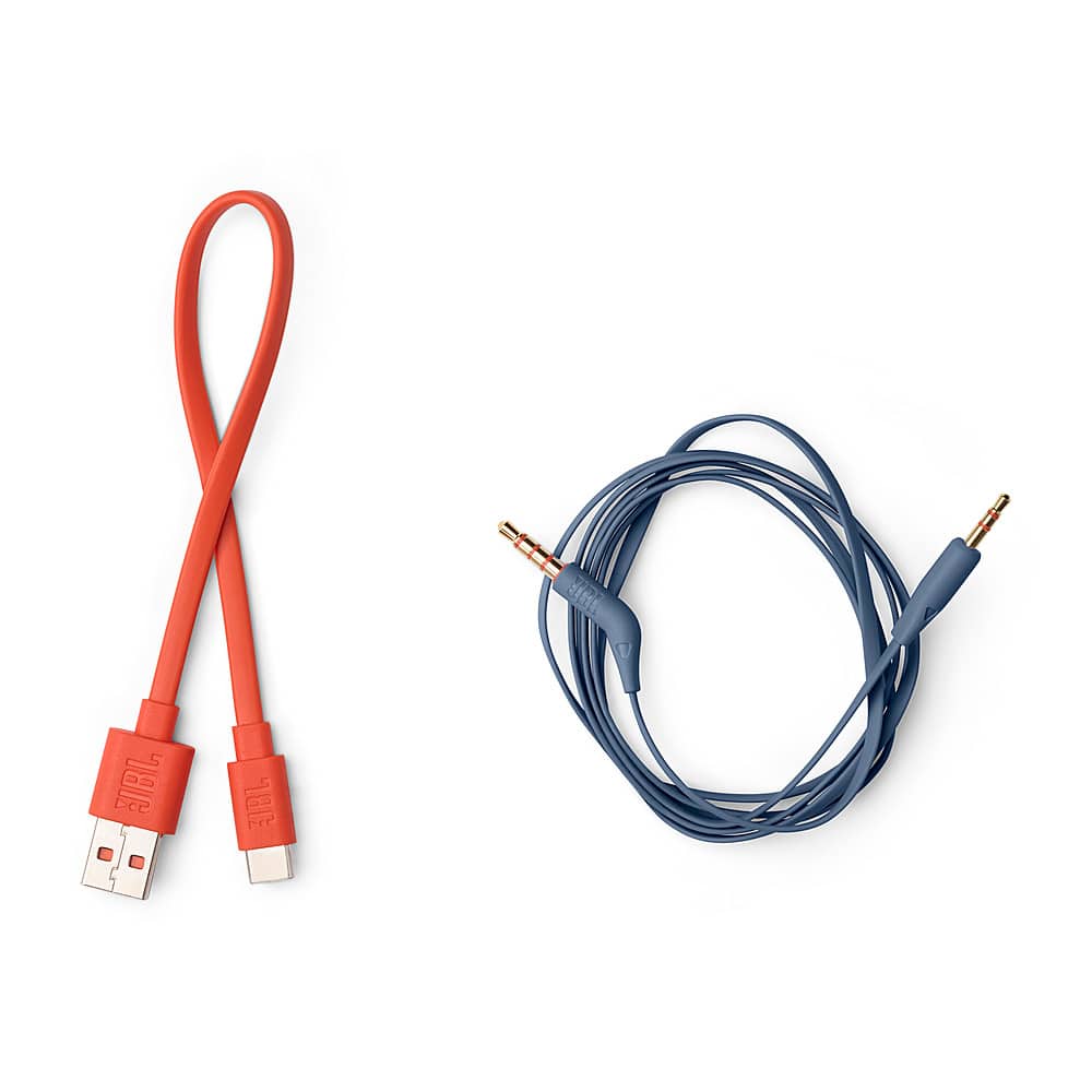 Alt View 20. JBL - Adaptive Noise Cancelling Wireless On-Ear Headphone - Blue.