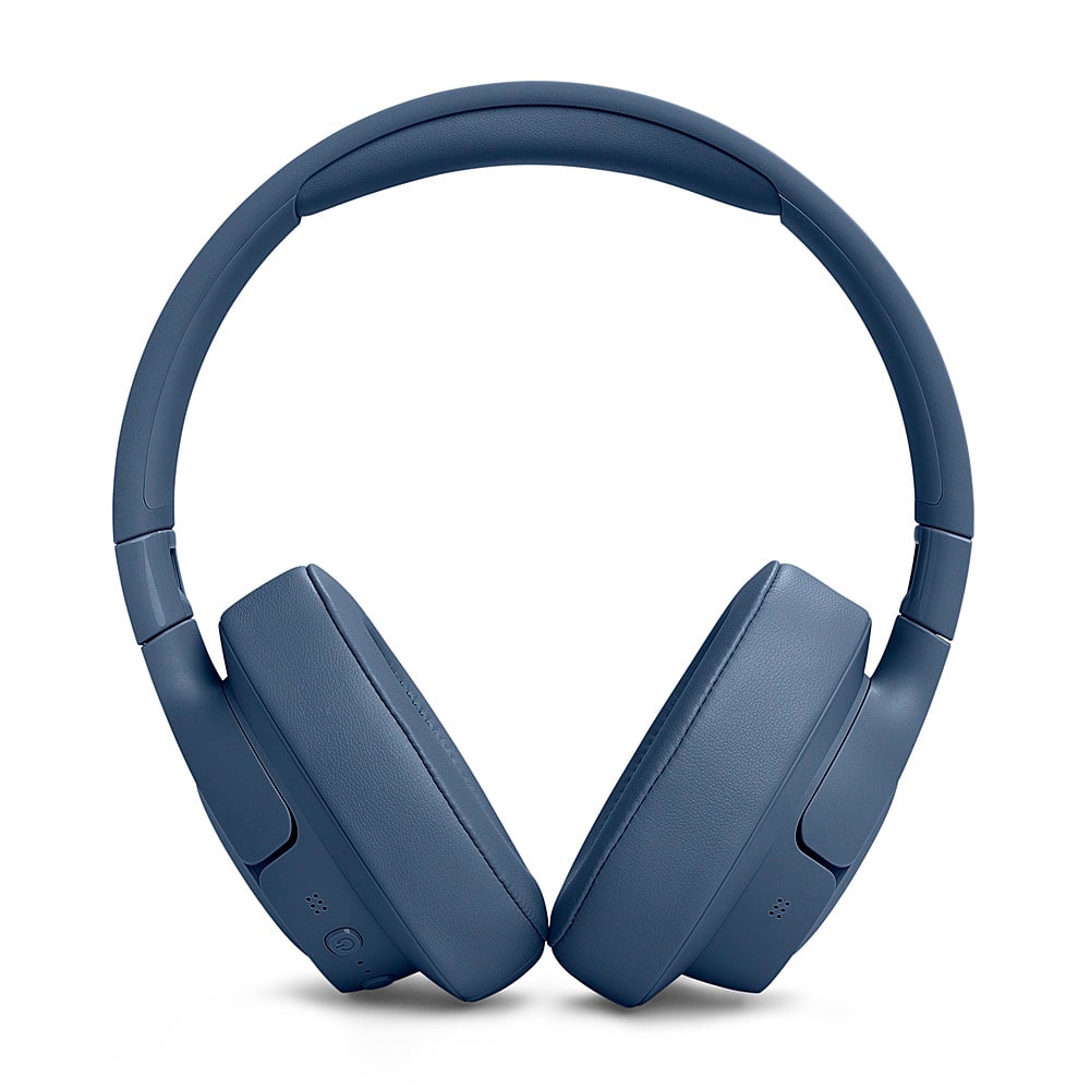 Angle. JBL - Adaptive Noise Cancelling Wireless Over-Ear Headphone - Blue.