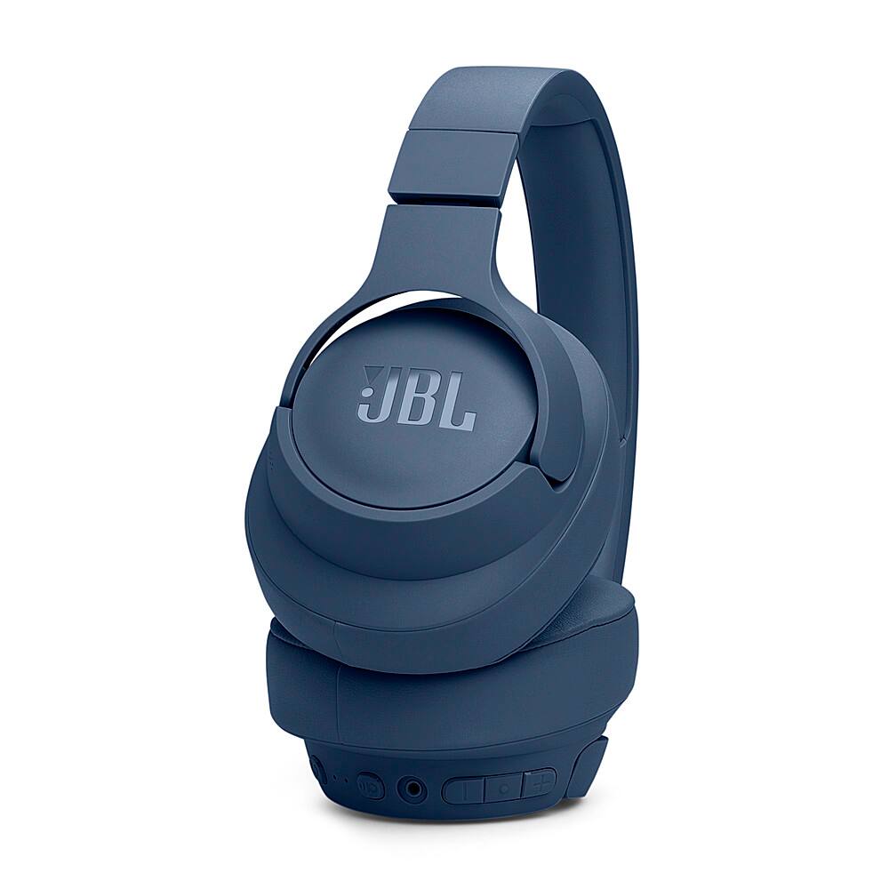 Alt View 14. JBL - Adaptive Noise Cancelling Wireless Over-Ear Headphone - Blue.