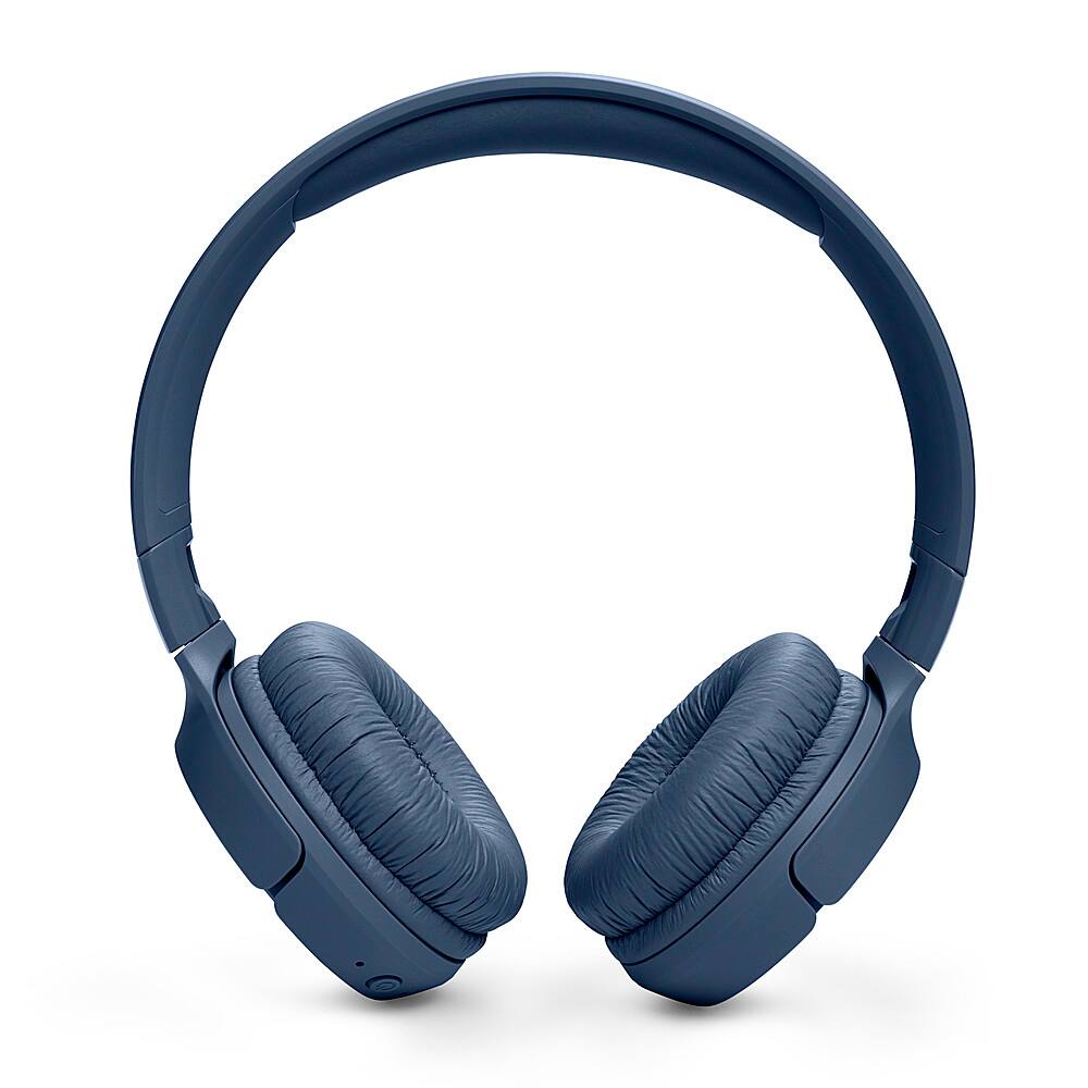 Angle. JBL - TUNE520BT wireless on-ear headphones - Blue.