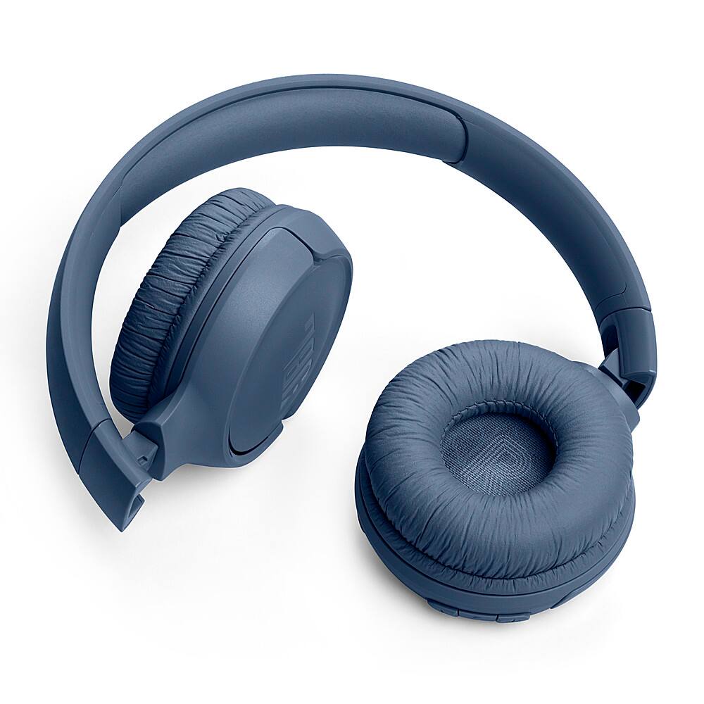 Alt View 15. JBL - TUNE520BT wireless on-ear headphones - Blue.