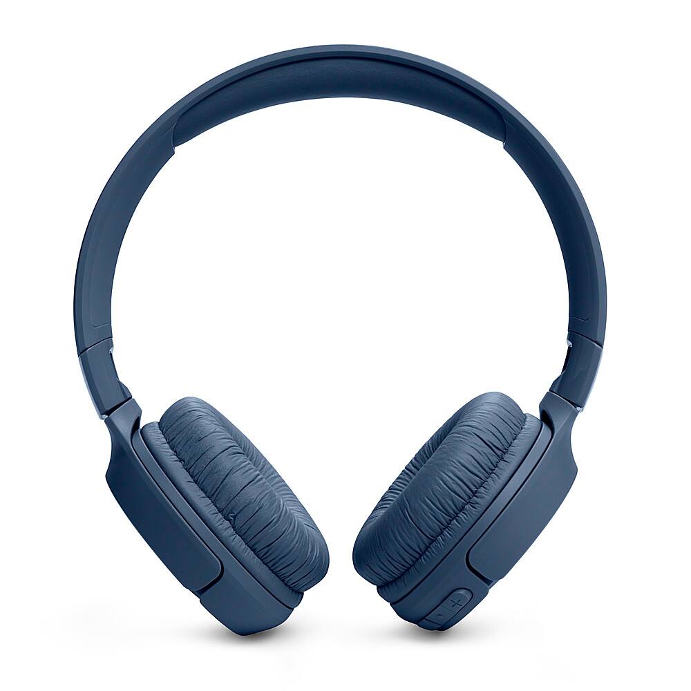Left. JBL - TUNE520BT wireless on-ear headphones - Blue.