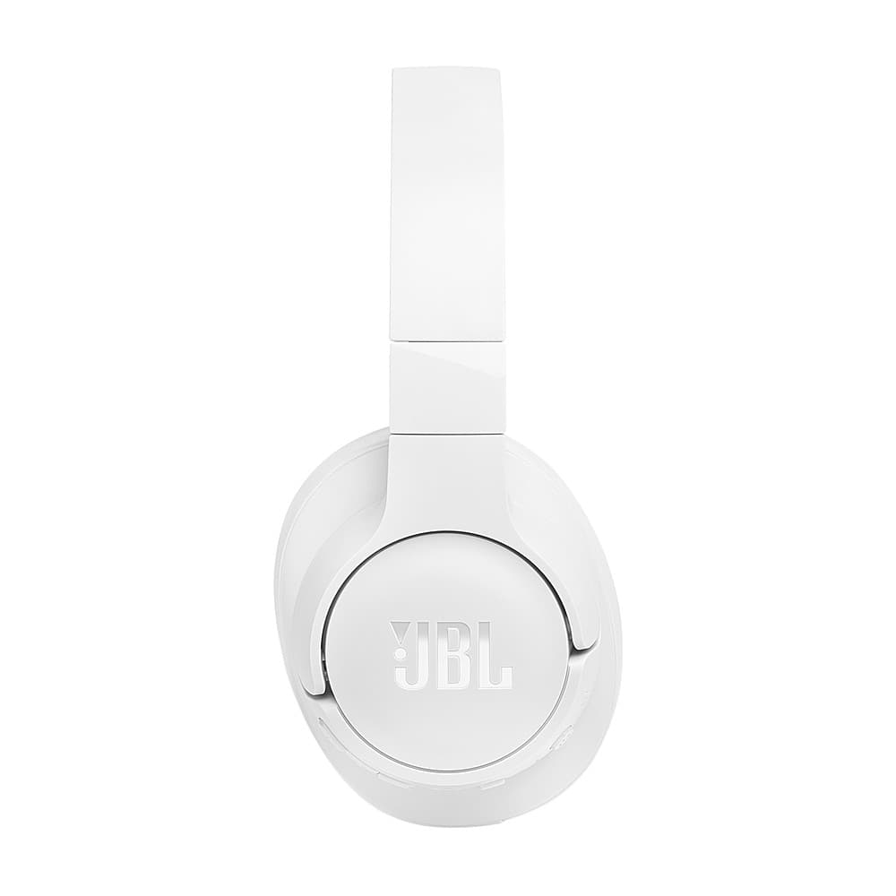 Alt View 12. JBL - Adaptive Noise Cancelling Wireless Over-Ear Headphone - White.
