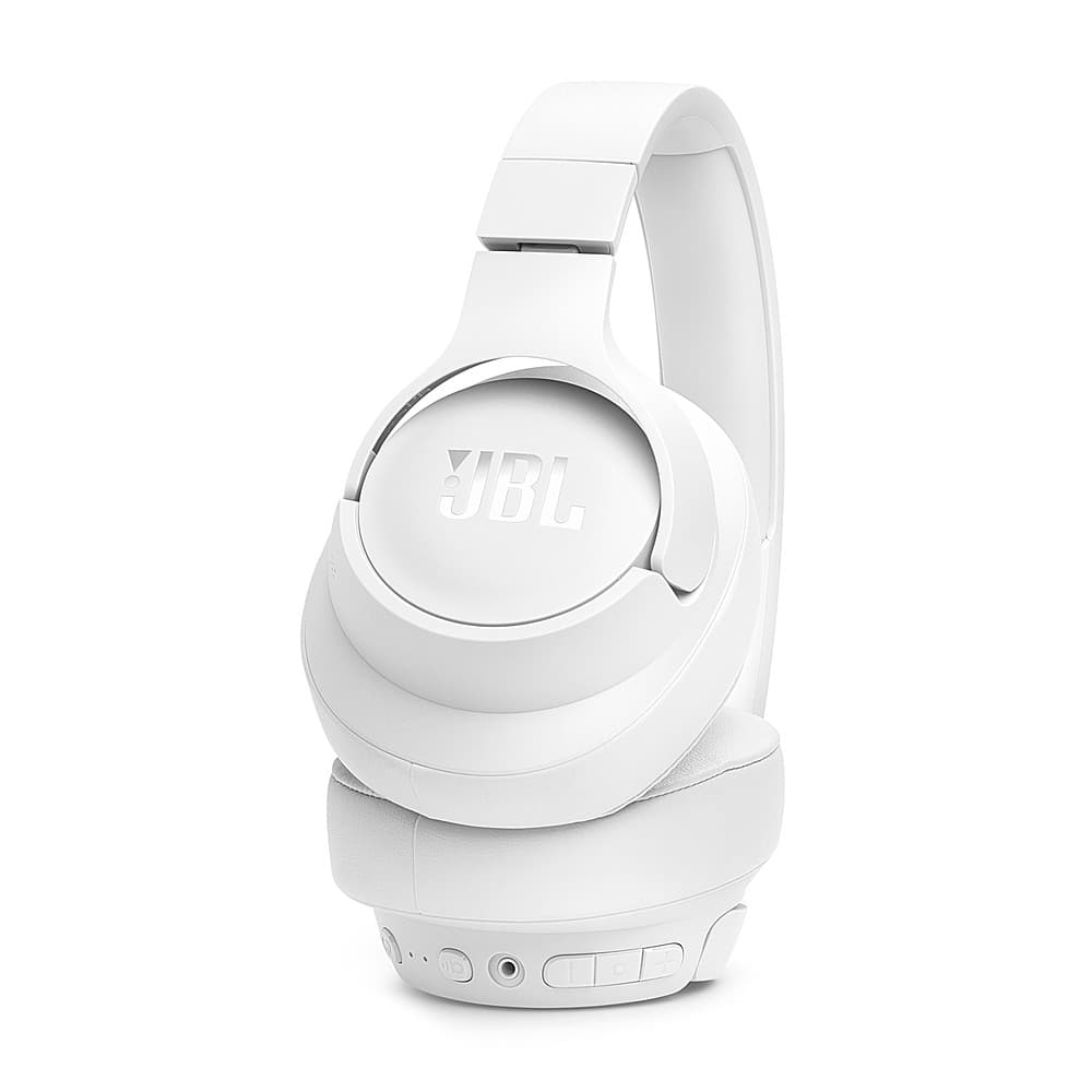 Alt View 14. JBL - Adaptive Noise Cancelling Wireless Over-Ear Headphone - White.