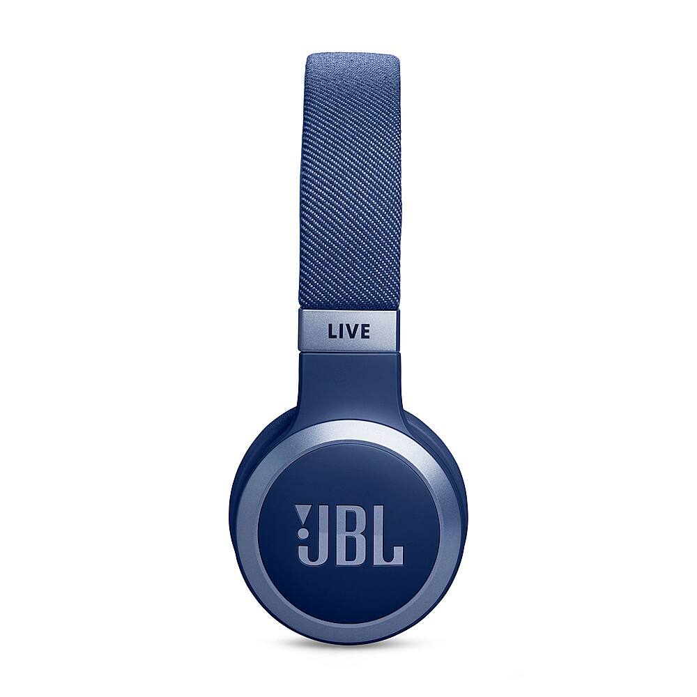 Alt View 11. JBL - Wireless On-Ear Headphones with True Adaptive Noise Cancelling - Blue.
