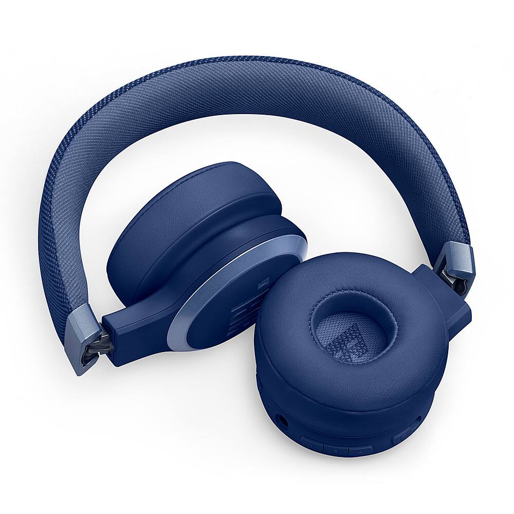 Alt View 14. JBL - Wireless On-Ear Headphones with True Adaptive Noise Cancelling - Blue.