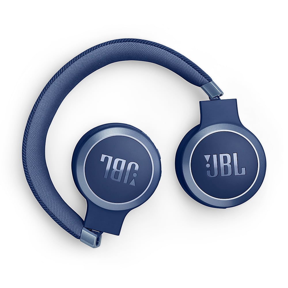 Alt View 15. JBL - Wireless On-Ear Headphones with True Adaptive Noise Cancelling - Blue.