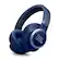 Front. JBL - Wireless Over-Ear Headphones with True Adaptive Noise Cancelling - Blue.