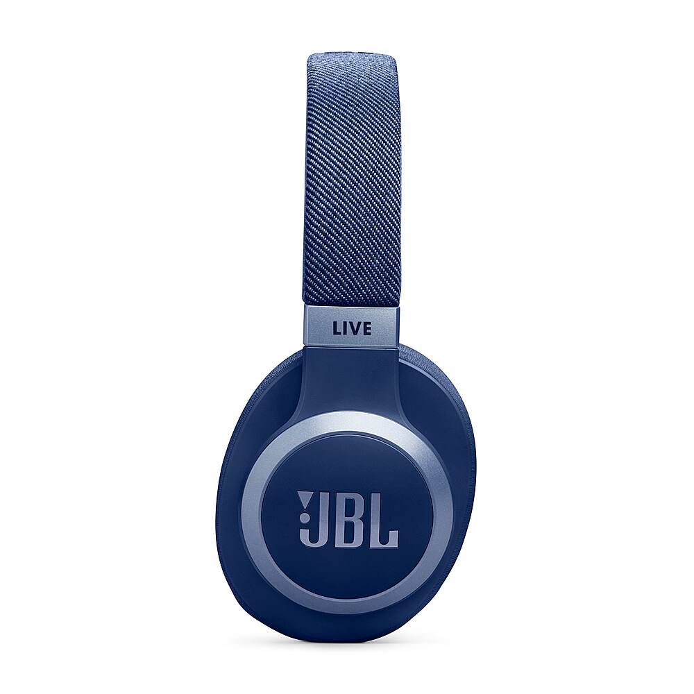 Alt View 11. JBL - Wireless Over-Ear Headphones with True Adaptive Noise Cancelling - Blue.