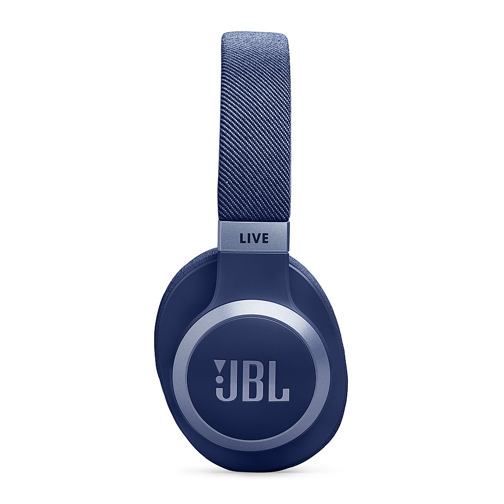 JBL Wireless Over-Ear Headphones with True Adaptive Noise Cancelling Blue  JBLLIVE770NCBLUAM - Best Buy