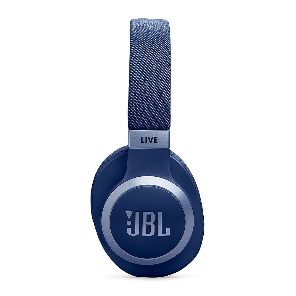 Alt View 12. JBL - Wireless Over-Ear Headphones with True Adaptive Noise Cancelling - Blue.
