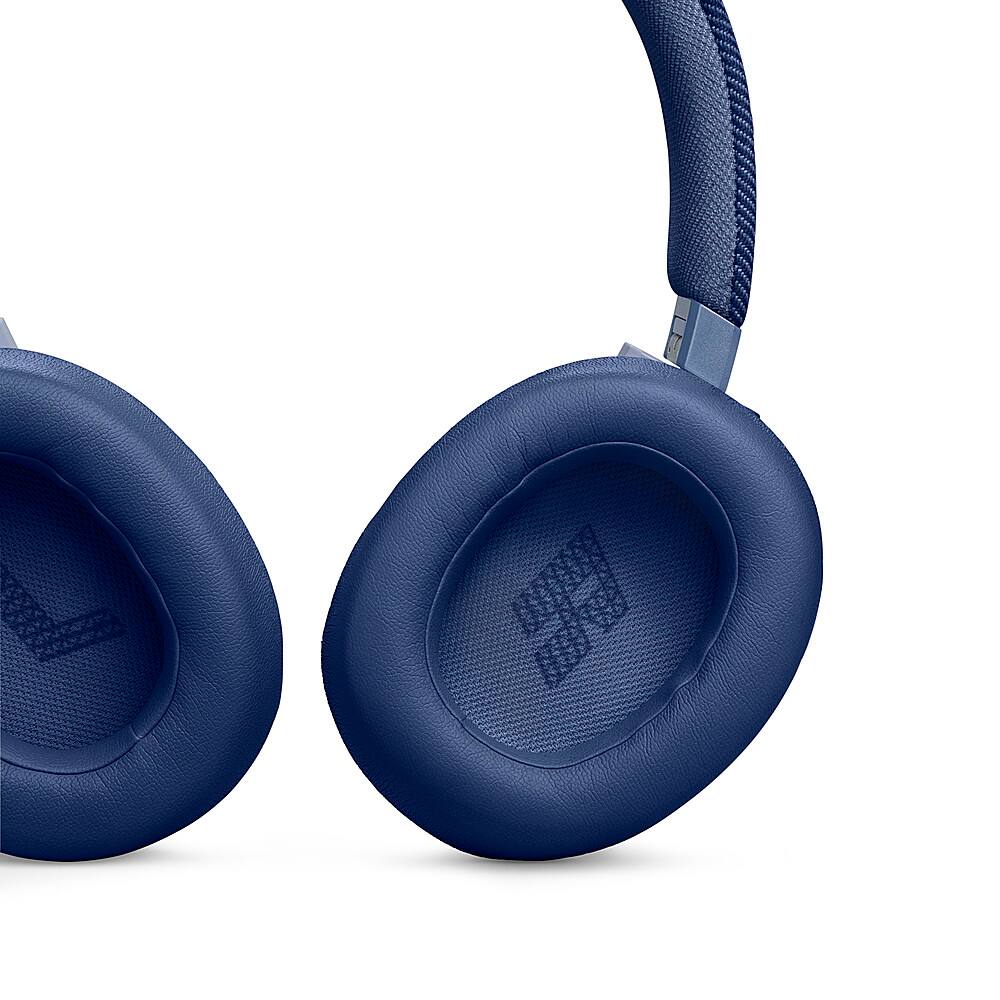 Alt View 16. JBL - Wireless Over-Ear Headphones with True Adaptive Noise Cancelling - Blue.