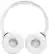 Alt View 16. JBL - TUNE520BT wireless on-ear headphones - White.