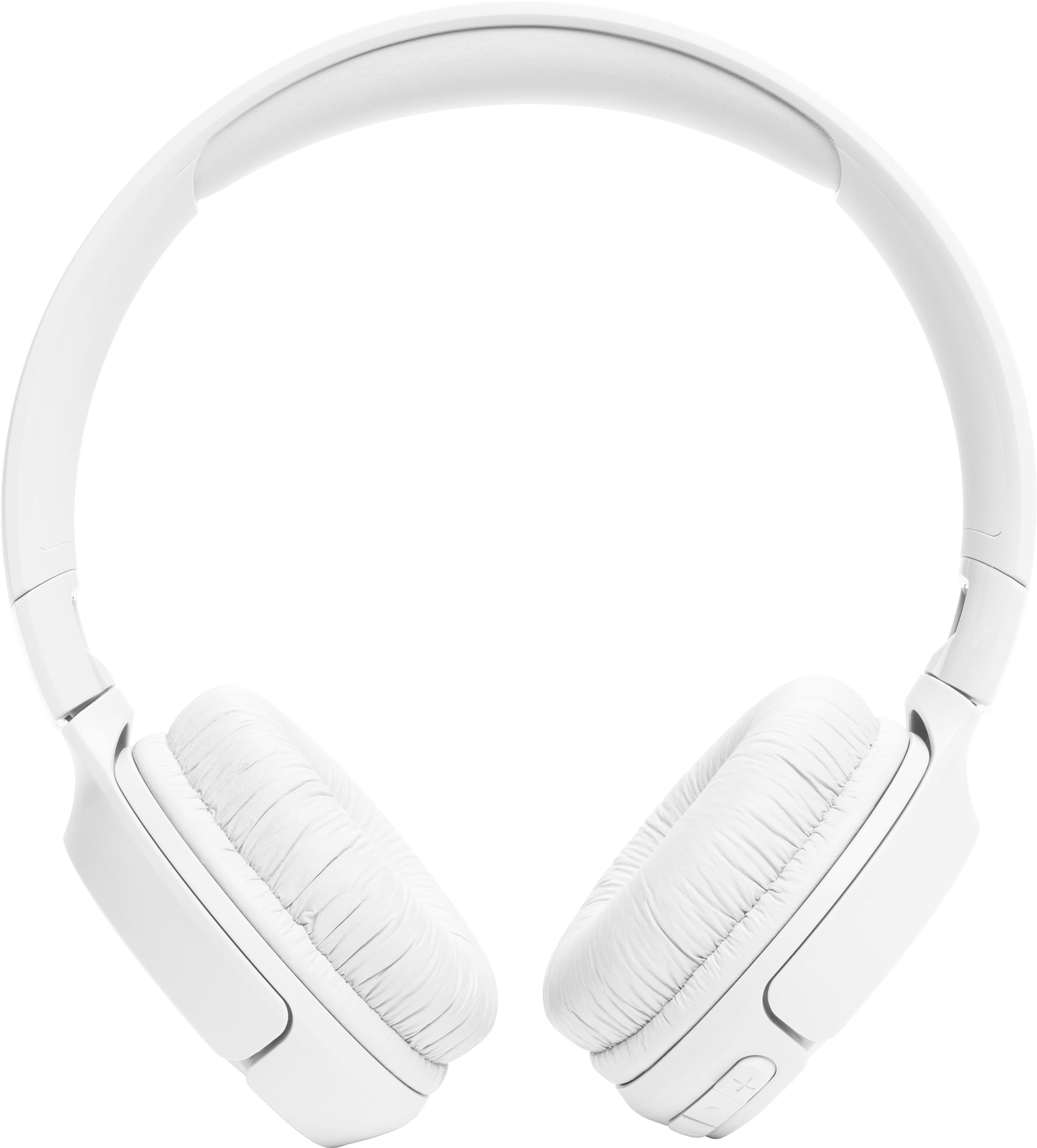 Left. JBL - TUNE520BT wireless on-ear headphones - White.