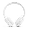 Left. JBL - TUNE520BT wireless on-ear headphones - White.