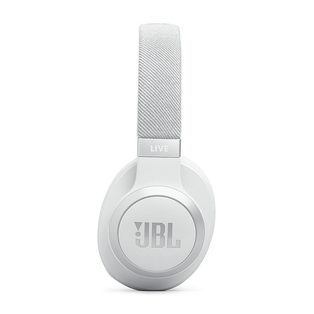 Alt View 11. JBL - Wireless Over-Ear Headphones with True Adaptive Noise Cancelling - White.