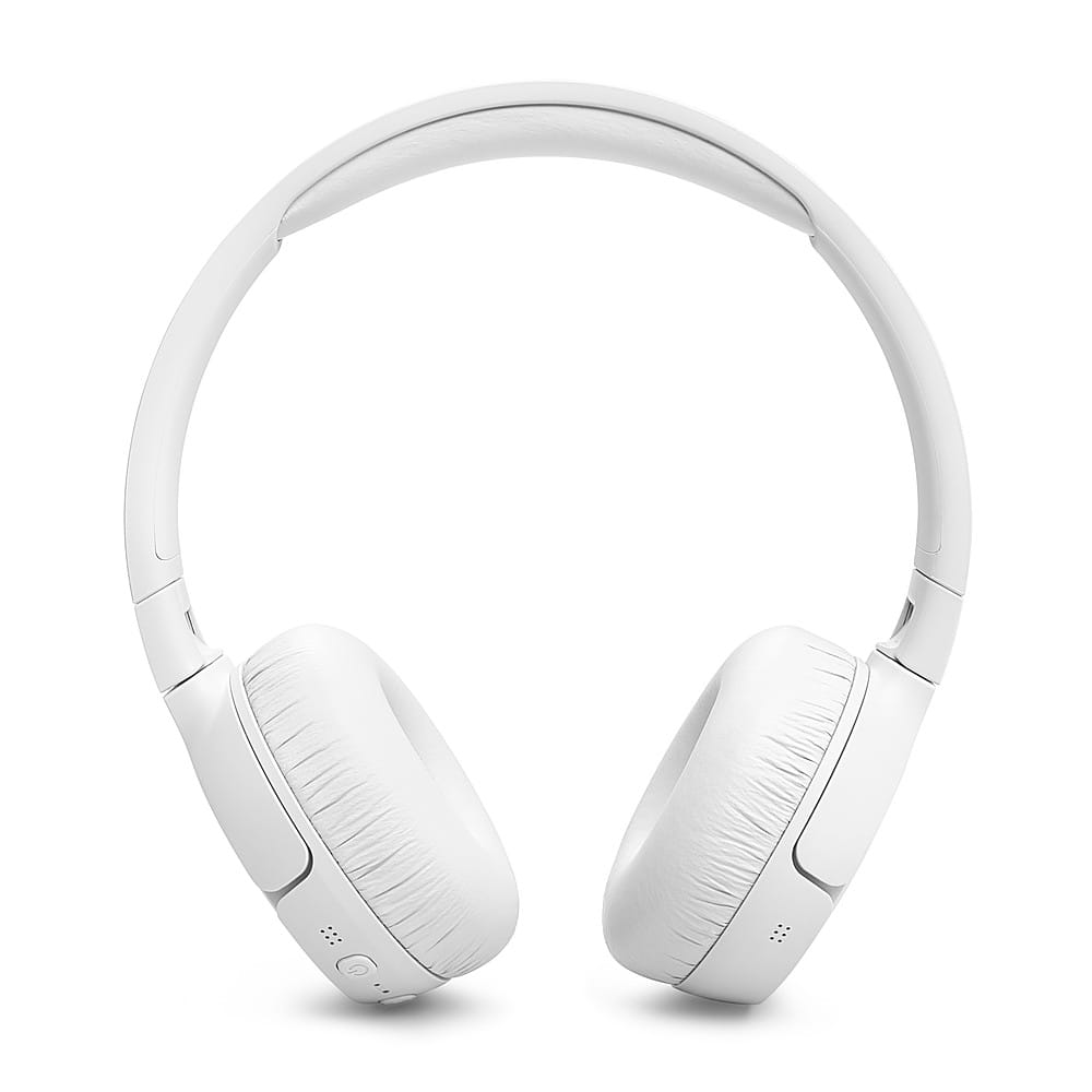 Angle. JBL - Adaptive Noise Cancelling Wireless On-Ear Headphone - White.