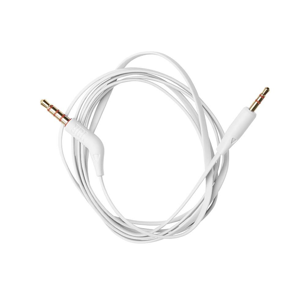 Alt View 19. JBL - Adaptive Noise Cancelling Wireless On-Ear Headphone - White.