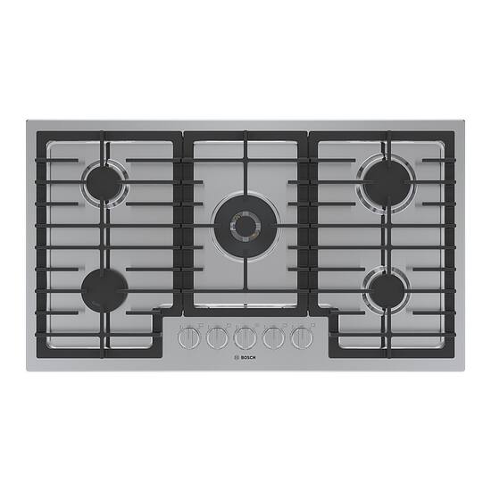 Bosch 800 Series 36" Built-In Gas Cooktop with 5 burners with