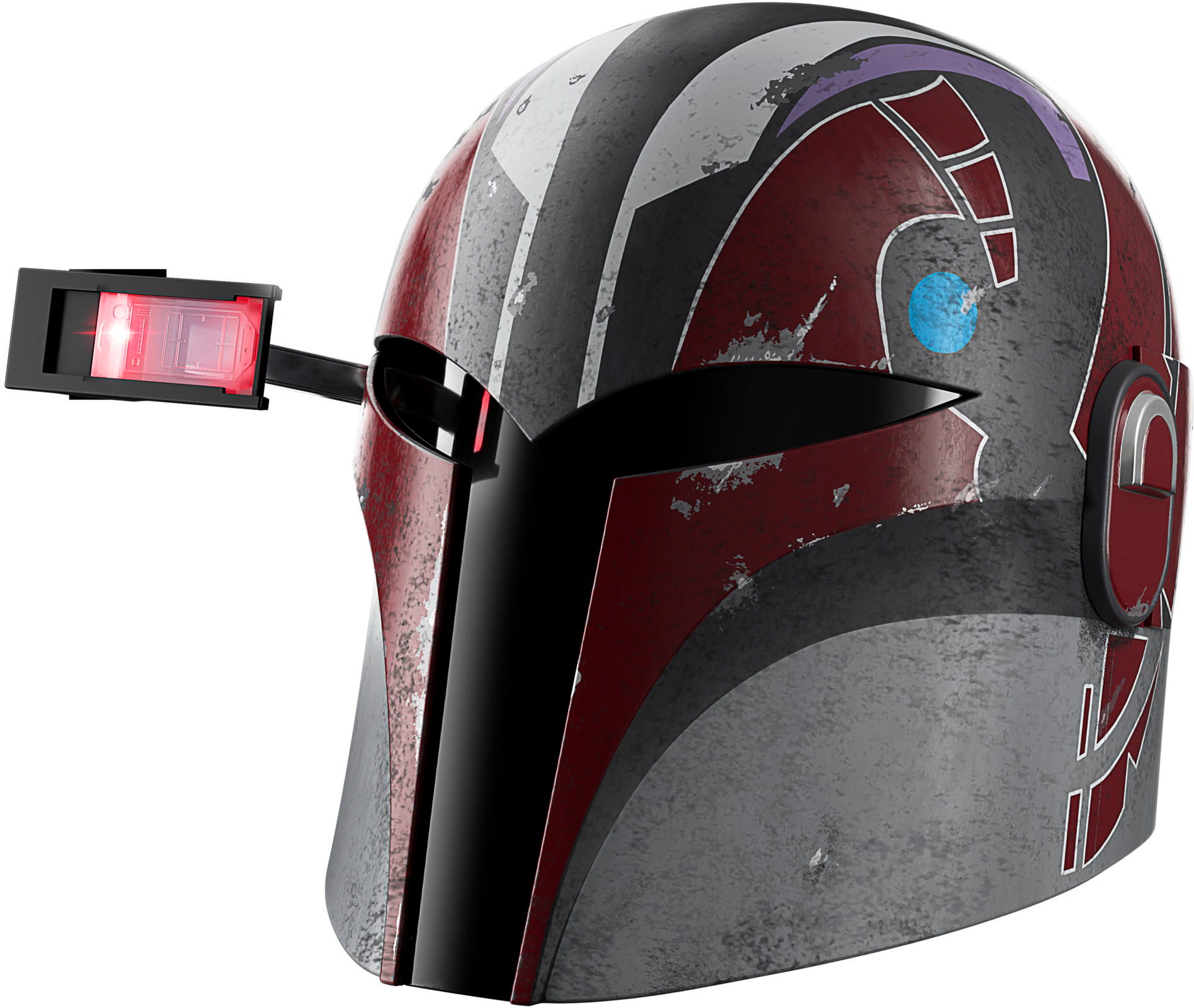 Left View: Star Wars - The Black Series Sabine Wren Electronic Helmet