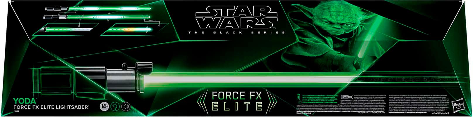 Alt View 16. Star Wars - The Black Series Force FX Elite Yoda Lightsaber.