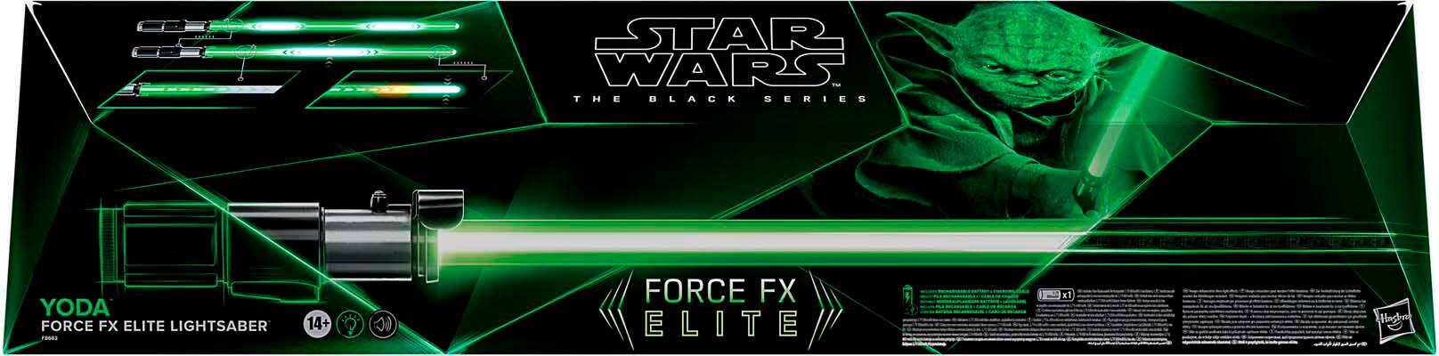 Alt View 16. Star Wars - The Black Series Force FX Elite Yoda Lightsaber.