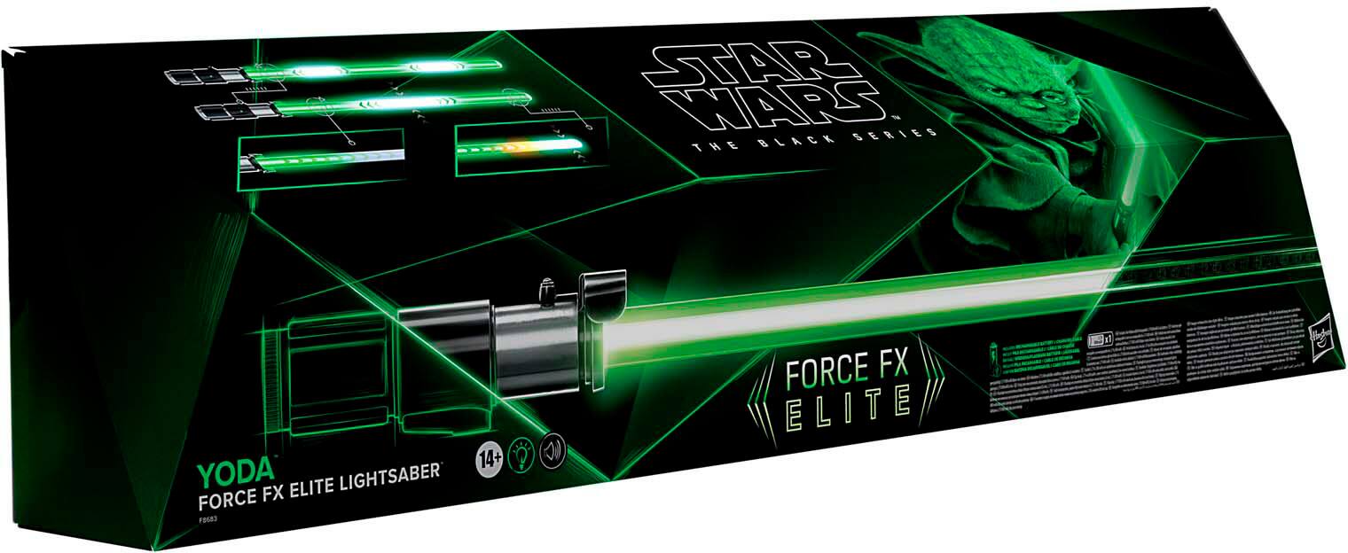 Alt View 17. Star Wars - The Black Series Force FX Elite Yoda Lightsaber.