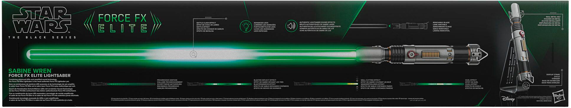 Alt View 14. Star Wars - The Black Series Force FX Elite Sabine Wren Lightsaber.