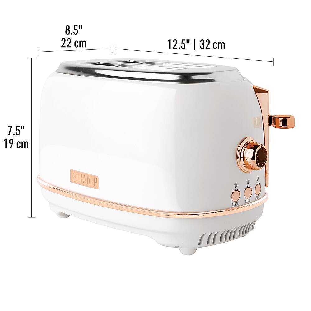 Best Buy Haden Heritage 2 Slice Toaster Ivory/Copper 75091