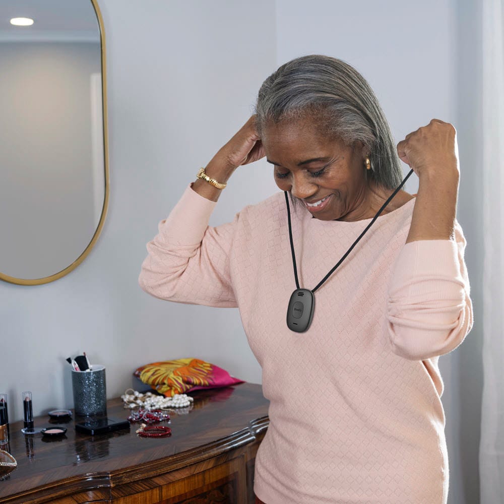 Alt View 14. Lively® - Lively Mobile2 All-in-One Medical Alert - Black.