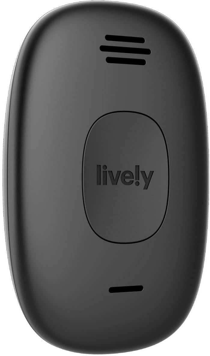 Alt View 11. Lively® - Lively Mobile2 All-in-One Medical Alert - Black.