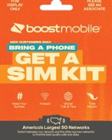 Boost Mobile - Starter SIM Card Kit - Orange - Front_Zoom