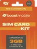 Boost Mobile - 3 Months 3GB Plan SIM Card Kit - Orange