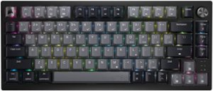 CORSAIR - K65 PLUS WIRELESS 75% RGB Mechanical Gaming Keyboard - Black/Gray - Front_Zoom