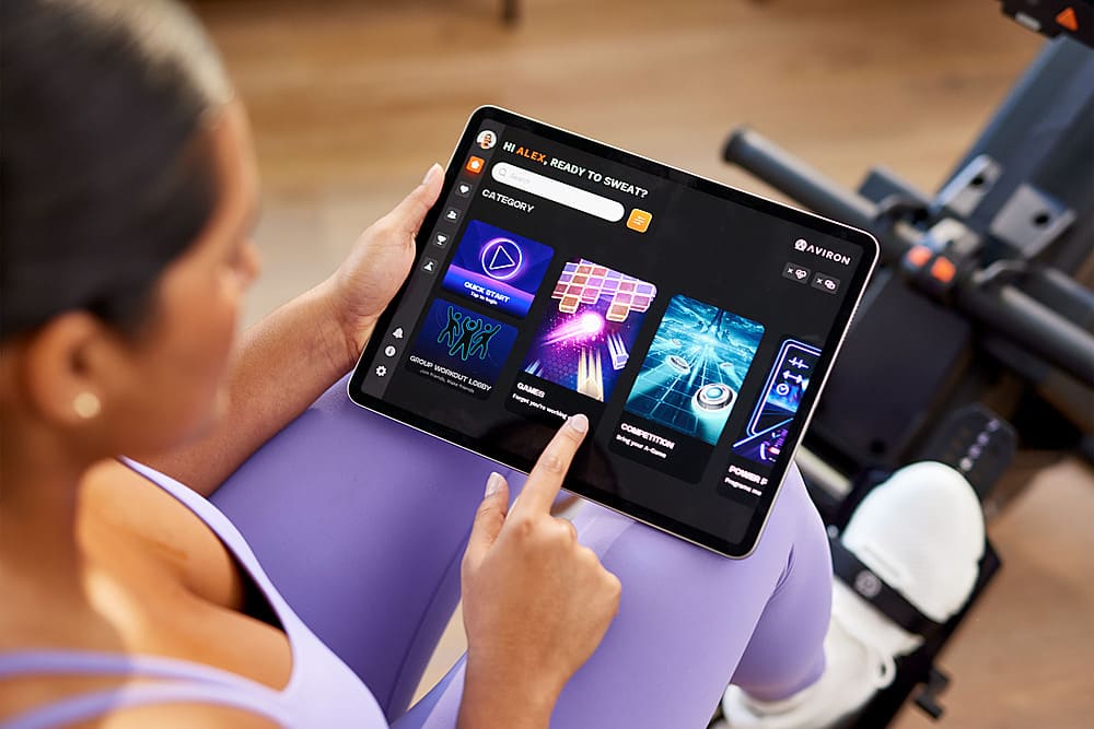 Alt View 12. Aviron - Aviron StrongGo Rower - Black.