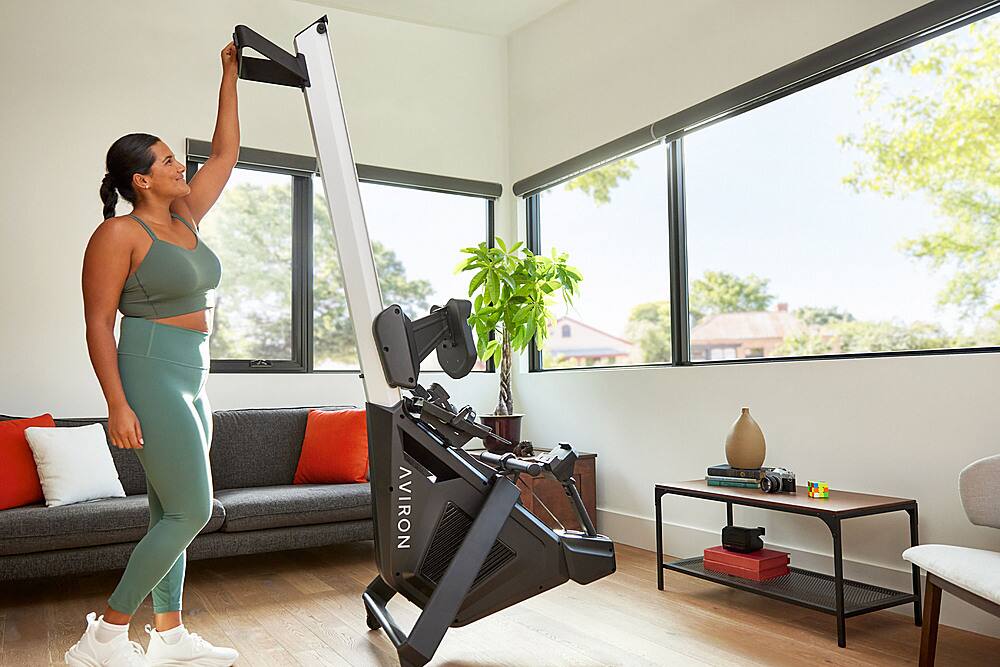 Alt View 15. Aviron - Aviron StrongGo Rower - Black.