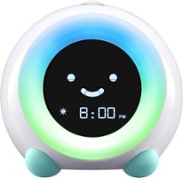LittleHippo - MELLA All-in-One Alarm Clock with Sleep Trainer for Kids - ARCTIC BLUE - Front_Zoom