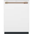 Café - 24" Top Control Smart Built-In Stainless Steel Tub Dishwasher with 3rd Rack, UltraWash and 44 dBA - Matte White