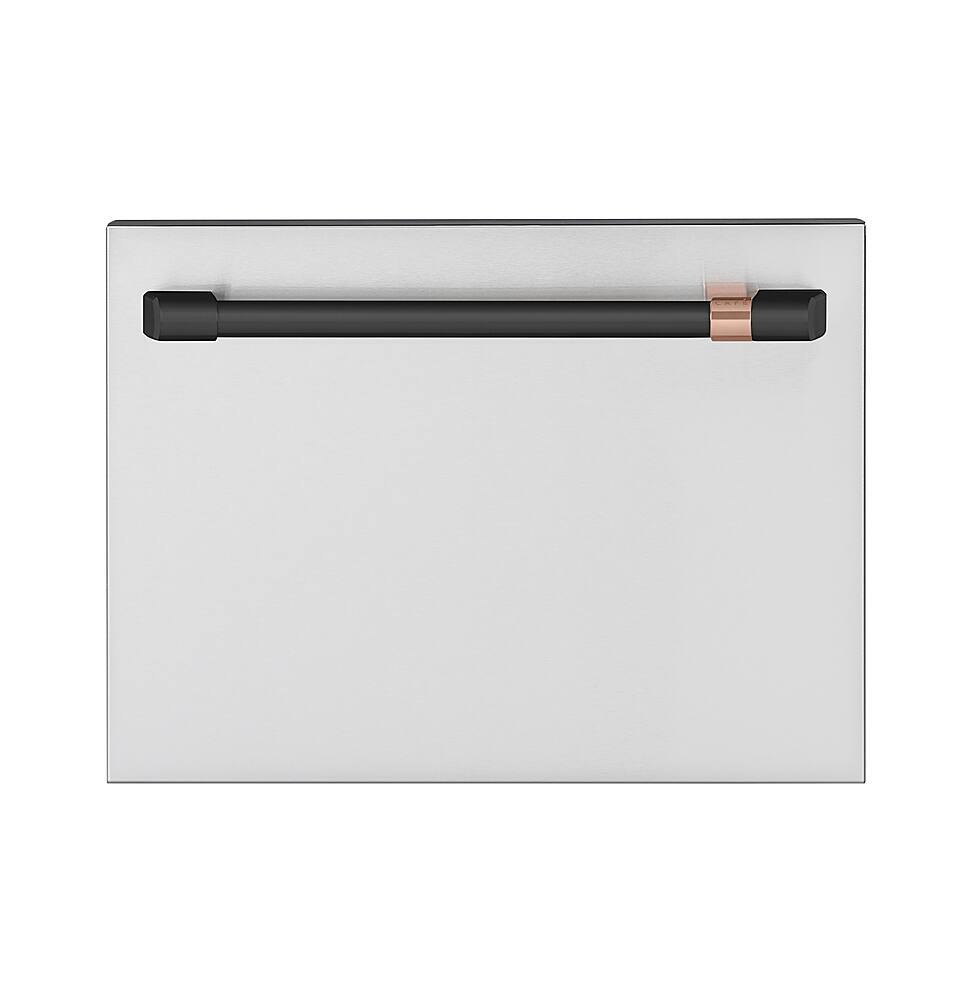 Alt View 37. Café - Energy Star Certified Smart Single Drawer Dishwasher with 6 Wash Cycles, Water Leak Sensor, and Knock to Pause Feature - Stainless Steel.