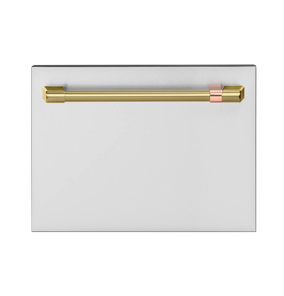 Alt View 39. Café - Energy Star Certified Smart Single Drawer Dishwasher with 6 Wash Cycles, Water Leak Sensor, and Knock to Pause Feature - Stainless Steel.