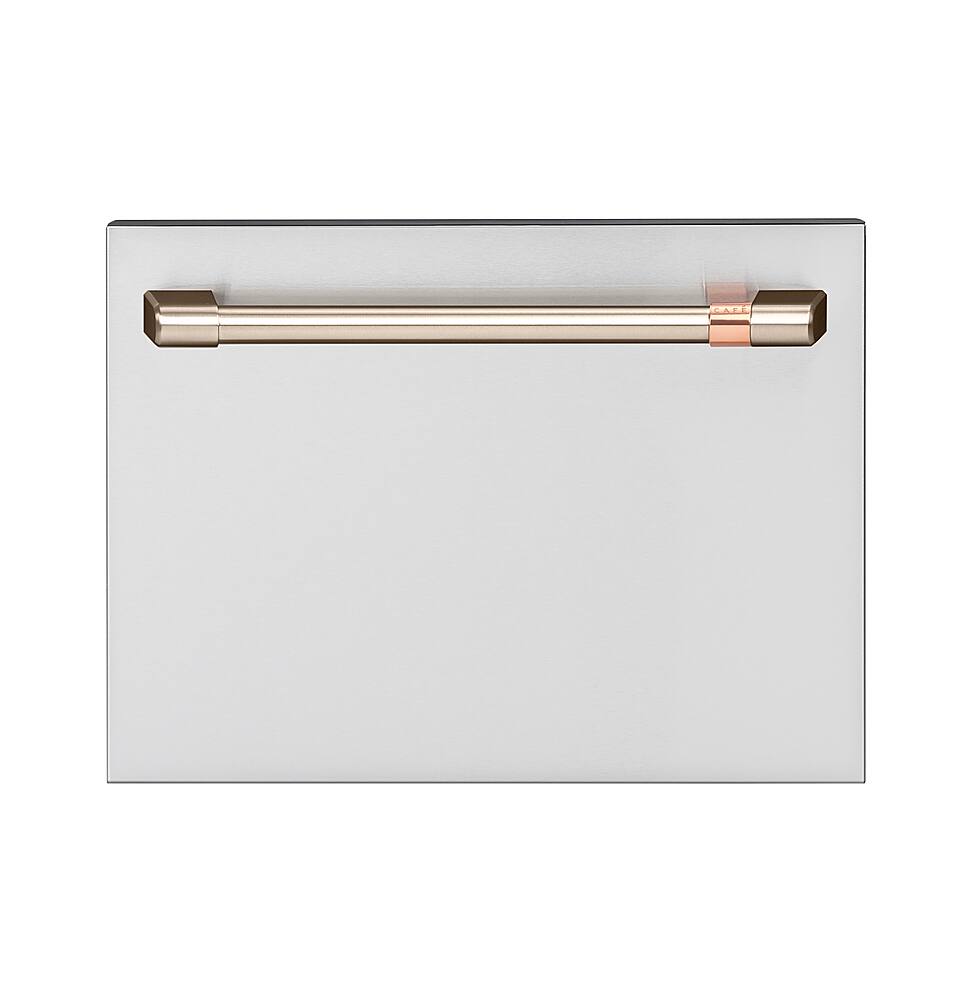 Alt View 40. Café - Energy Star Certified Smart Single Drawer Dishwasher with 6 Wash Cycles, Water Leak Sensor, and Knock to Pause Feature - Stainless Steel.