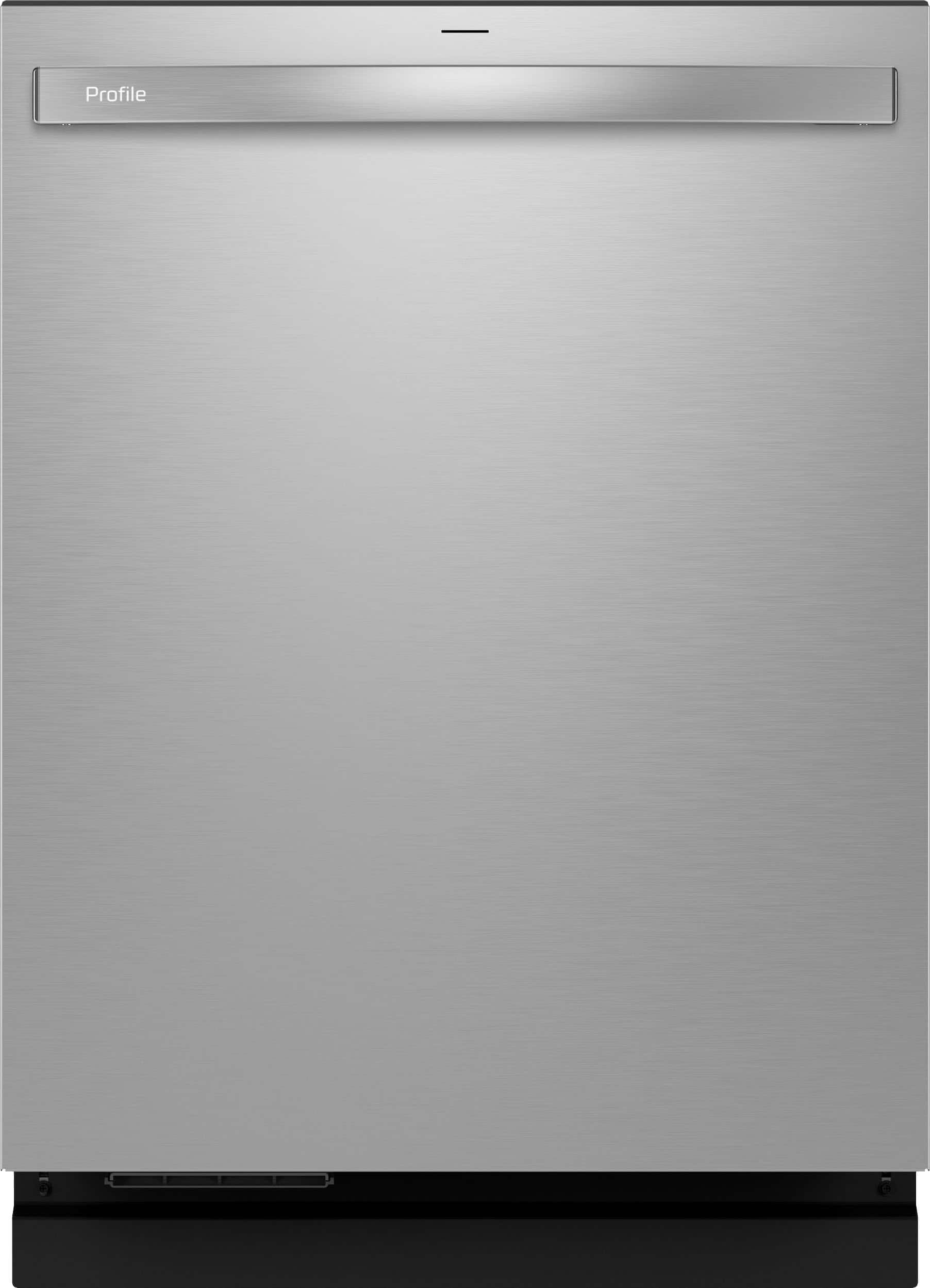 Front. GE Profile - Top Control Smart Built-In Stainless Steel Tub Dishwasher with 3rd Rack, Dedicated Jet Targeted Wash and 42 dBA - Stainless Steel.