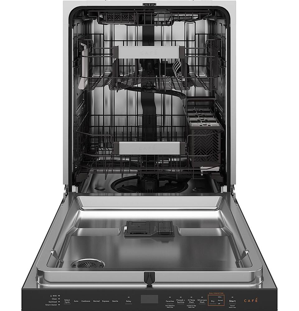 Alt View 11. Café - Top Control Smart Built-In Stainless Steel Tub Dishwasher with Luminous LED Lights and 39 dBA - Platinum Glass.