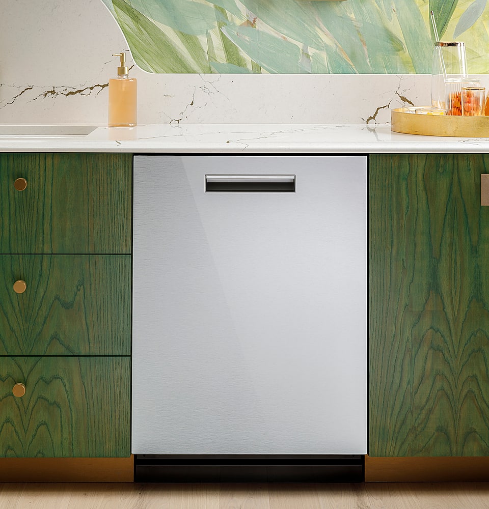 Alt View 17. Café - Top Control Smart Built-In Stainless Steel Tub Dishwasher with Luminous LED Lights and 39 dBA - Platinum Glass.