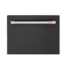 Front. Café - Energy Star Certified Smart Single Drawer Dishwasher with 6 Wash Cycles, Water Leak Sensor, and Knock to Pause Feature - Matte Black.