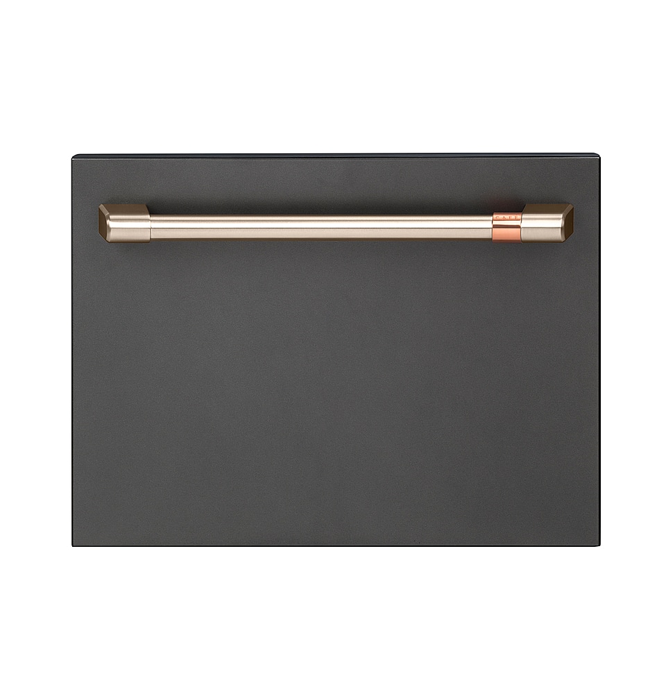 Alt View 32. Café - Energy Star Certified Smart Single Drawer Dishwasher with 6 Wash Cycles, Water Leak Sensor, and Knock to Pause Feature - Matte Black.