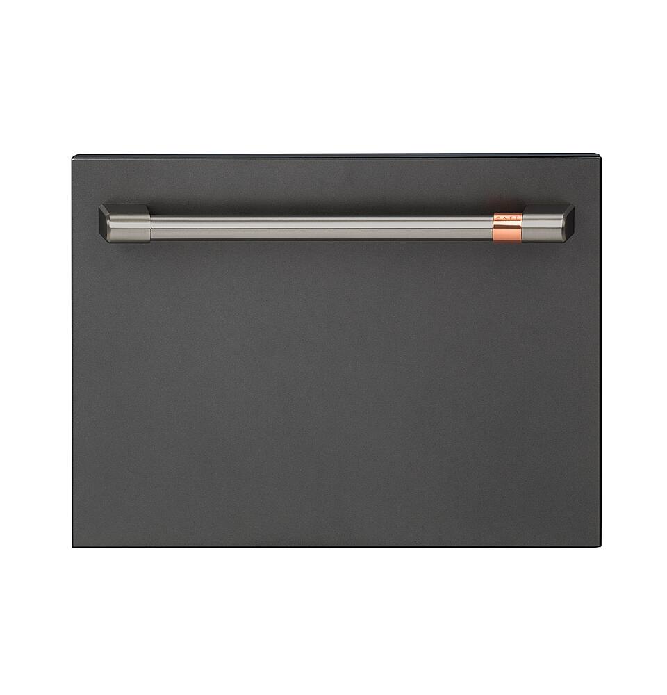 Alt View 33. Café - Energy Star Certified Smart Single Drawer Dishwasher with 6 Wash Cycles, Water Leak Sensor, and Knock to Pause Feature - Matte Black.