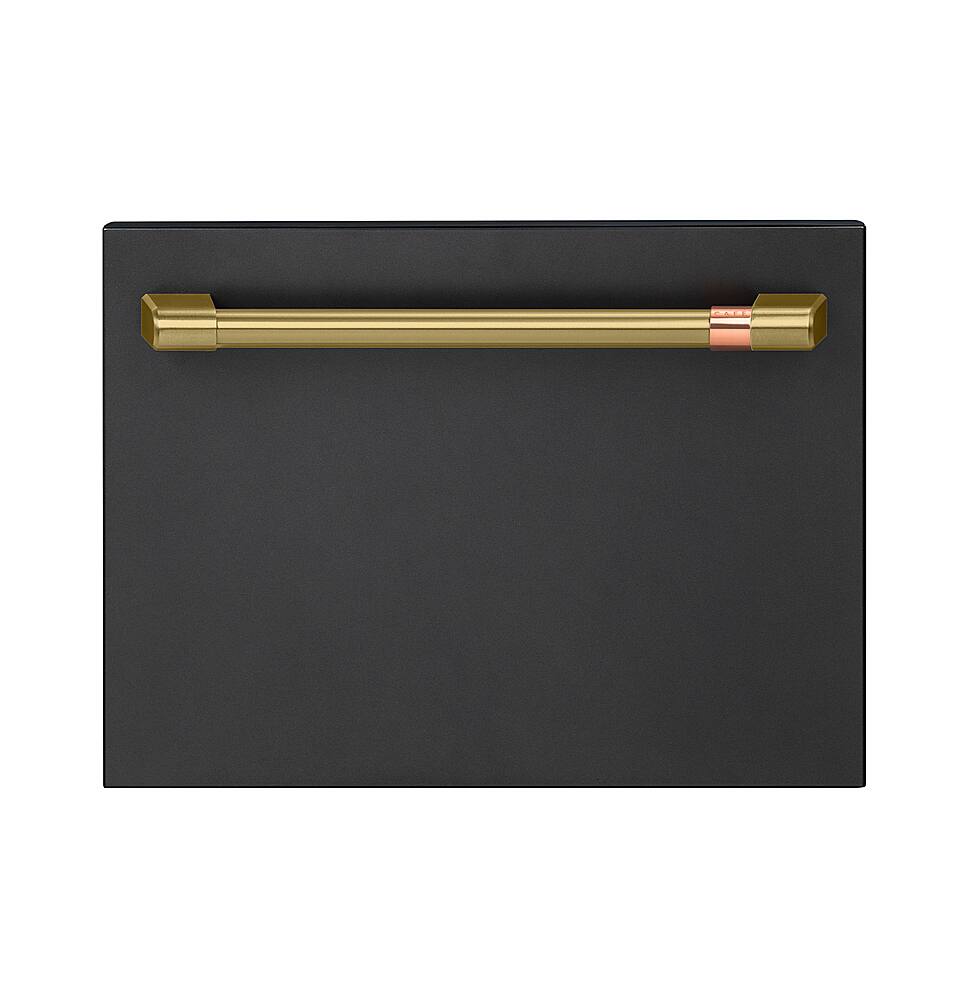 Alt View 34. Café - Energy Star Certified Smart Single Drawer Dishwasher with 6 Wash Cycles, Water Leak Sensor, and Knock to Pause Feature - Matte Black.