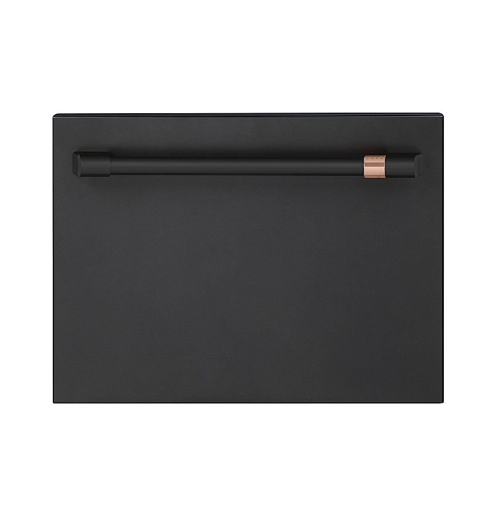 Alt View 35. Café - Energy Star Certified Smart Single Drawer Dishwasher with 6 Wash Cycles, Water Leak Sensor, and Knock to Pause Feature - Matte Black.