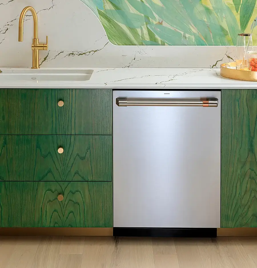 Alt View 22. Café - Top Control Smart Built-In Stainless Steel Tub Dishwasher with 3rd Rack, LED Lighting and 39 dBA - Stainless Steel.